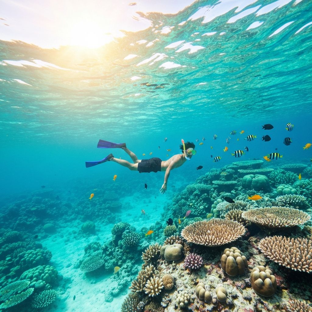 Snorkeling at Pulau Tenggol